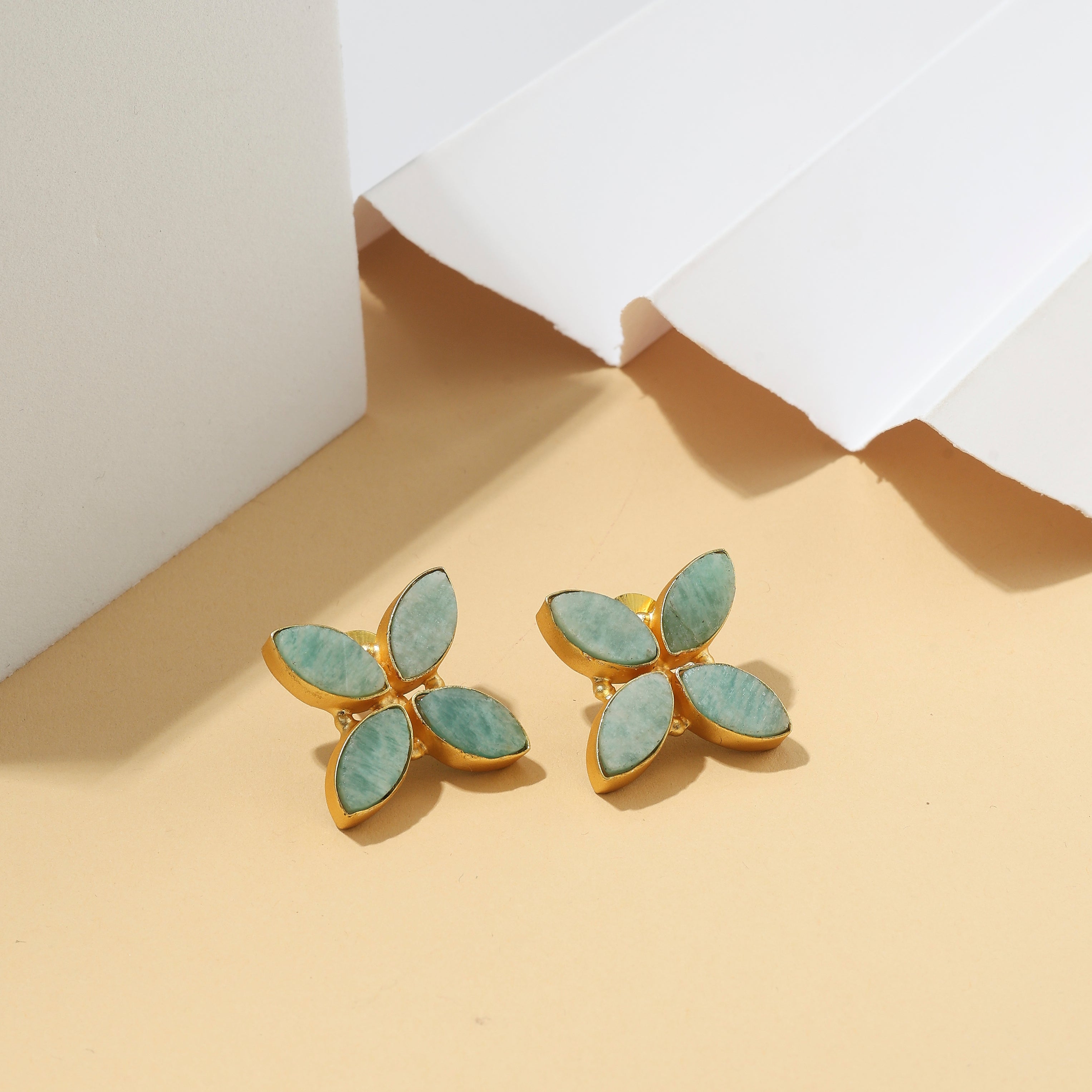 Amazonite Bloom Earrings