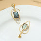 Labradorite Love earrings