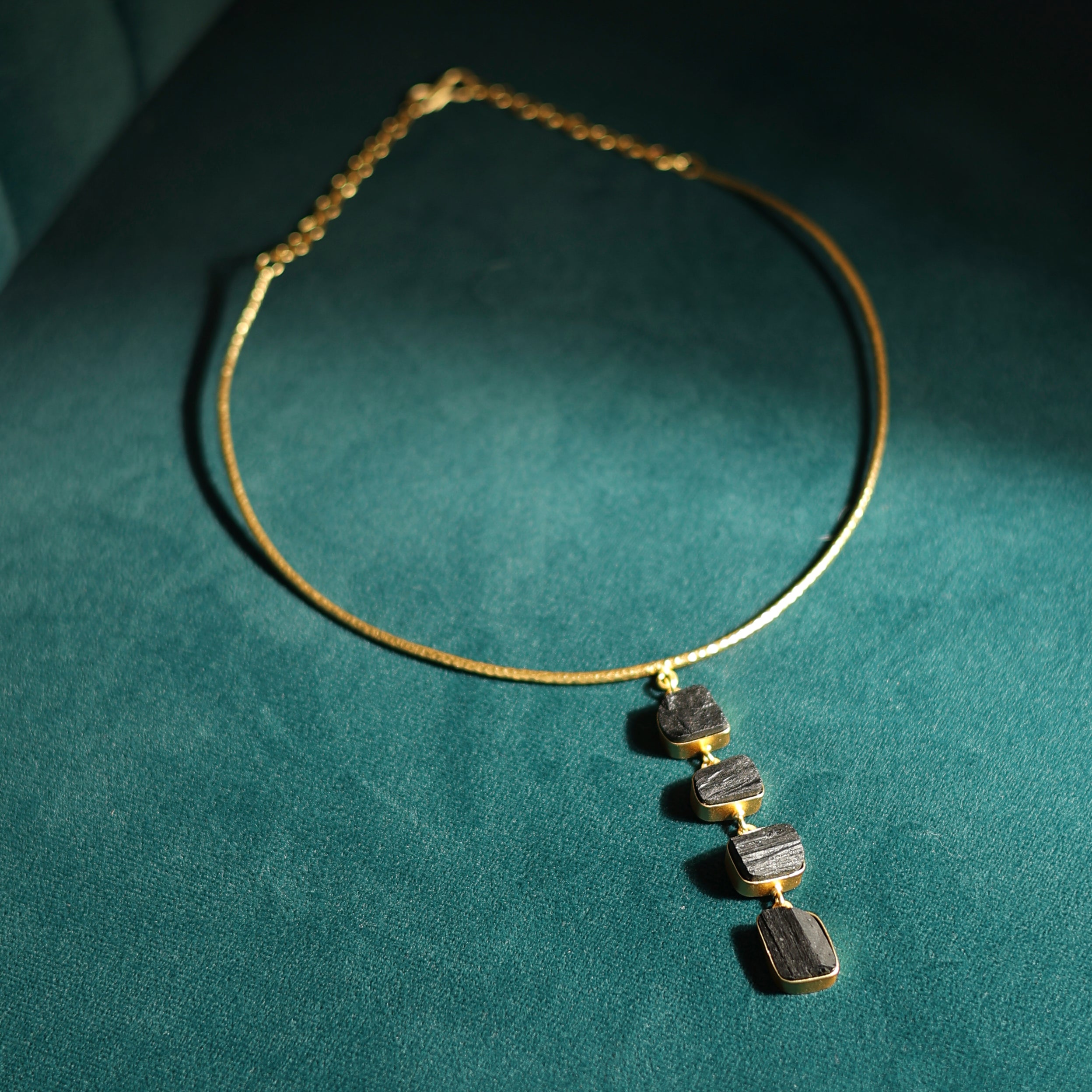 Onyx Story Collar Necklace