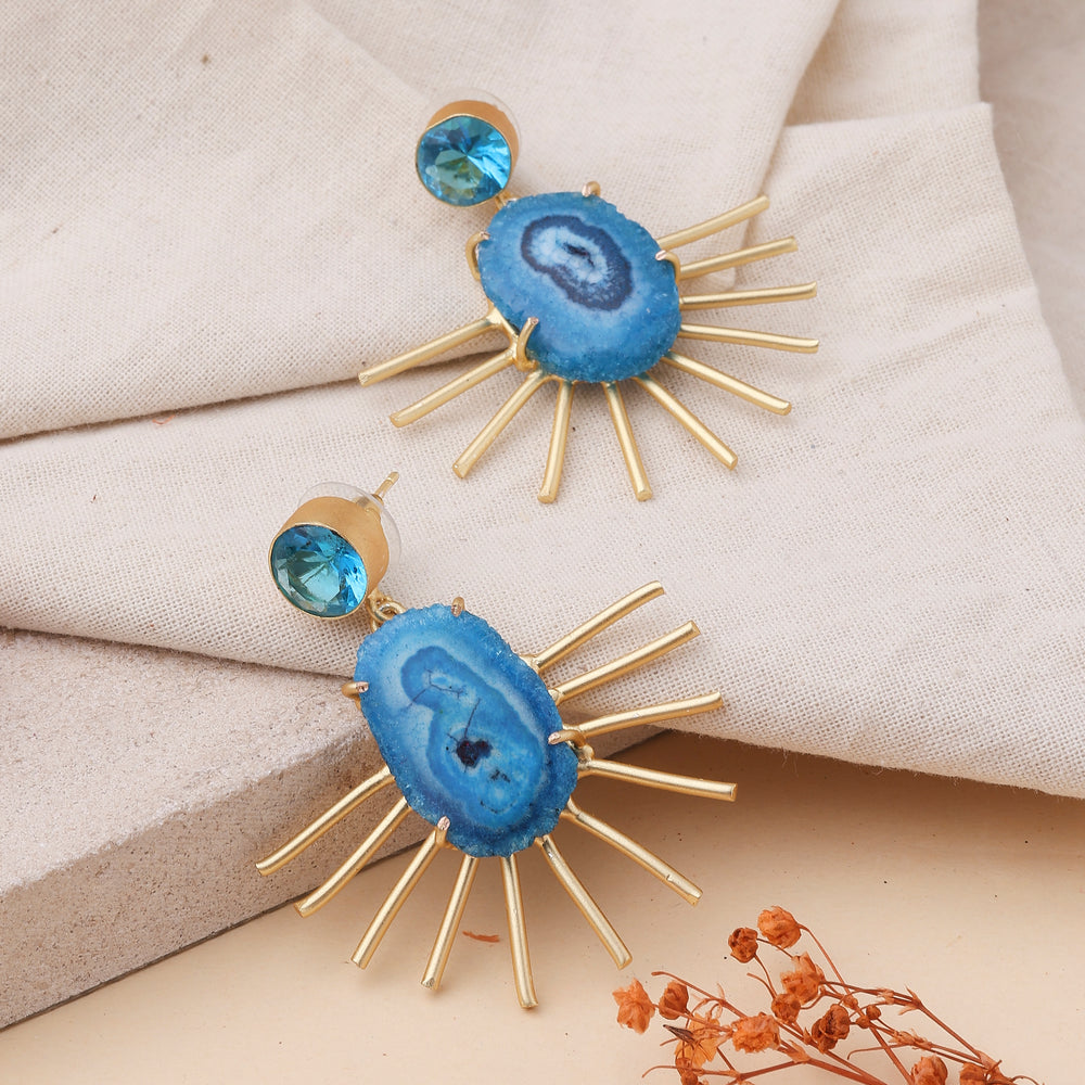 Blue Oceanic Breeze Earrings