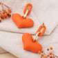 Orange Love Hanger Earrings