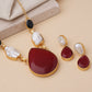 Ruby Necklace Set