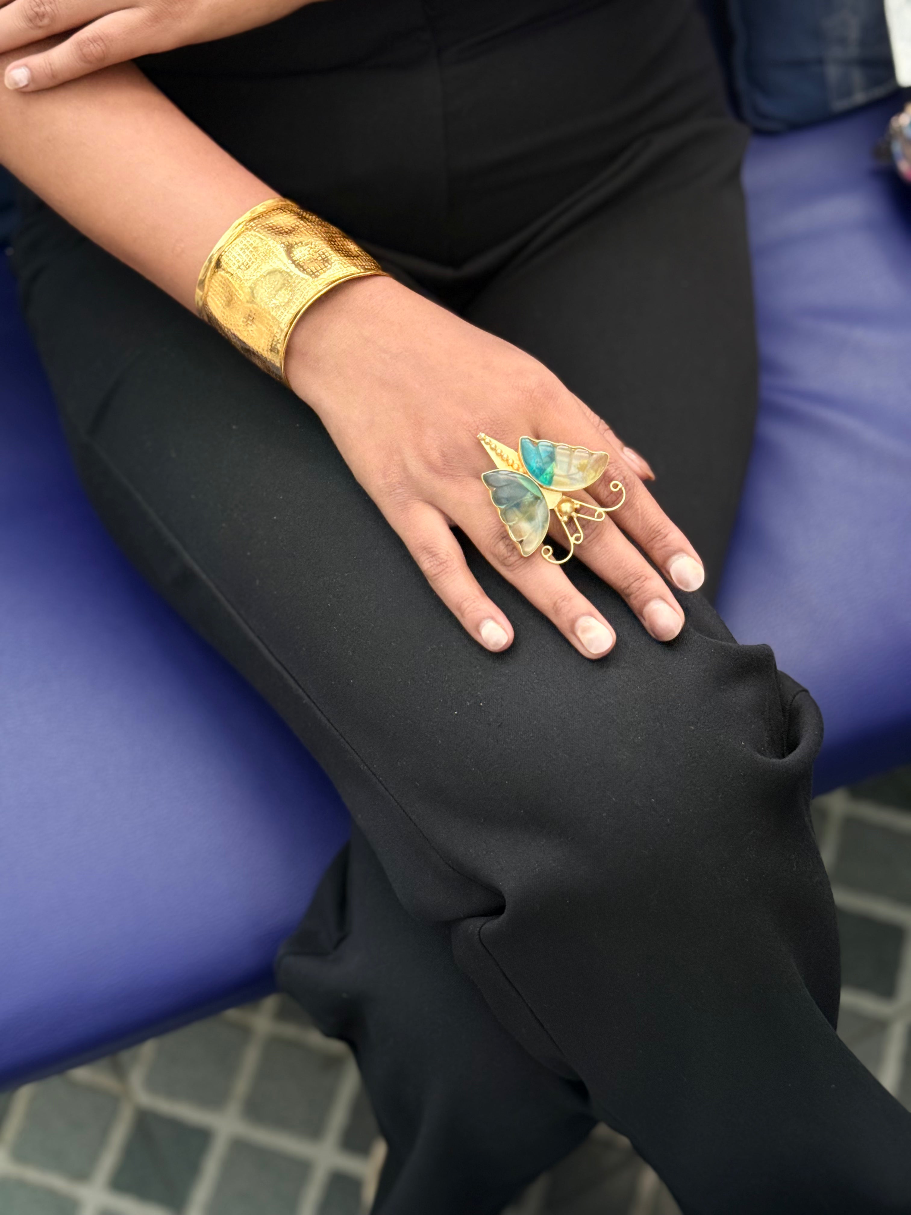 Golden Matrix Cuff