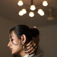 Gold and silver Long Earrings