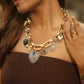 Eclectic Heart Charm Necklace