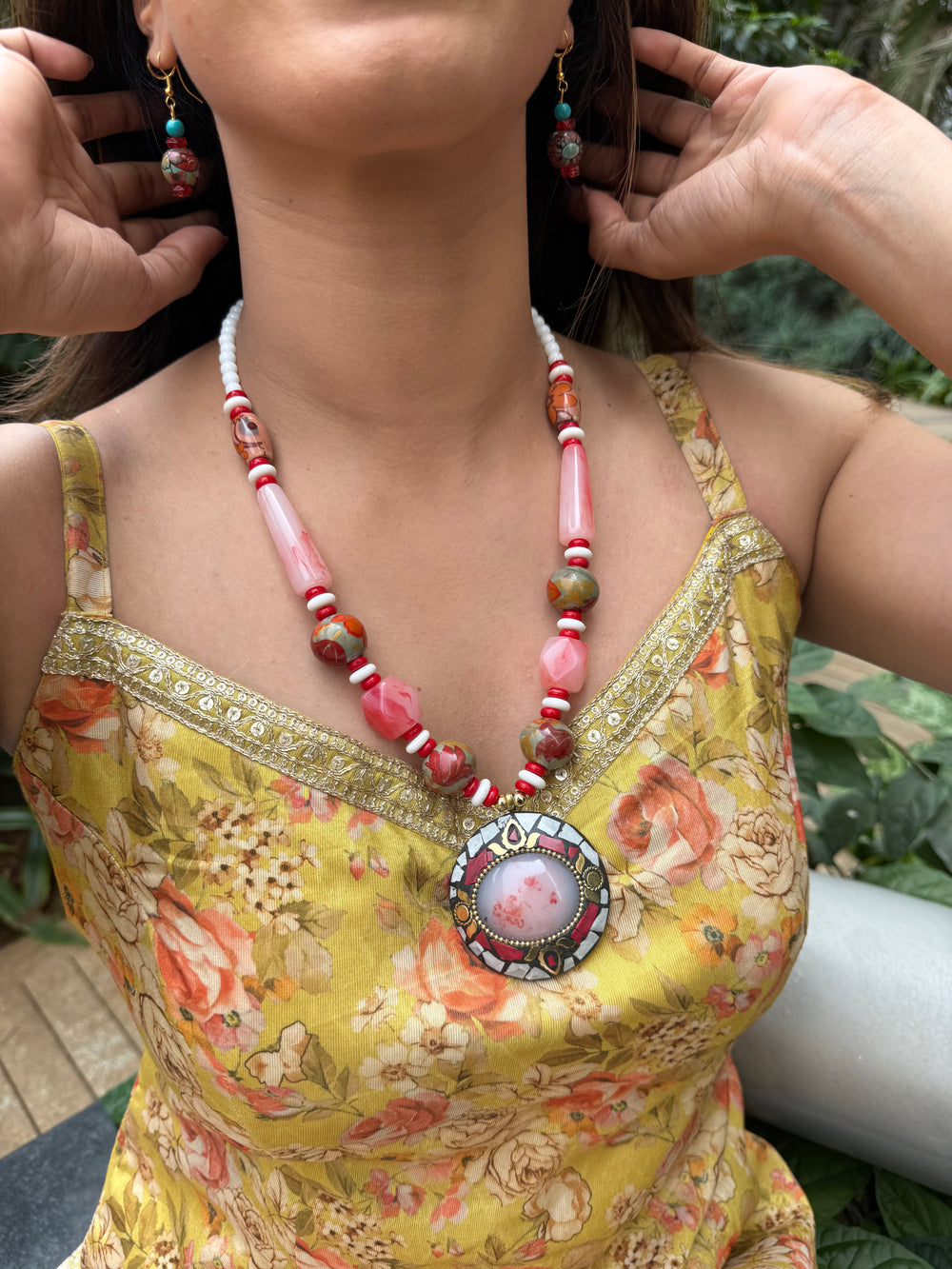 Boho Blush Necklace