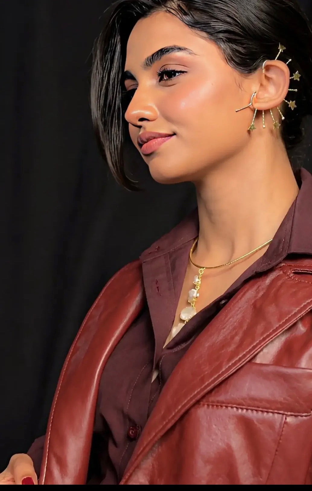 Celestial Cascade Ear Cuff