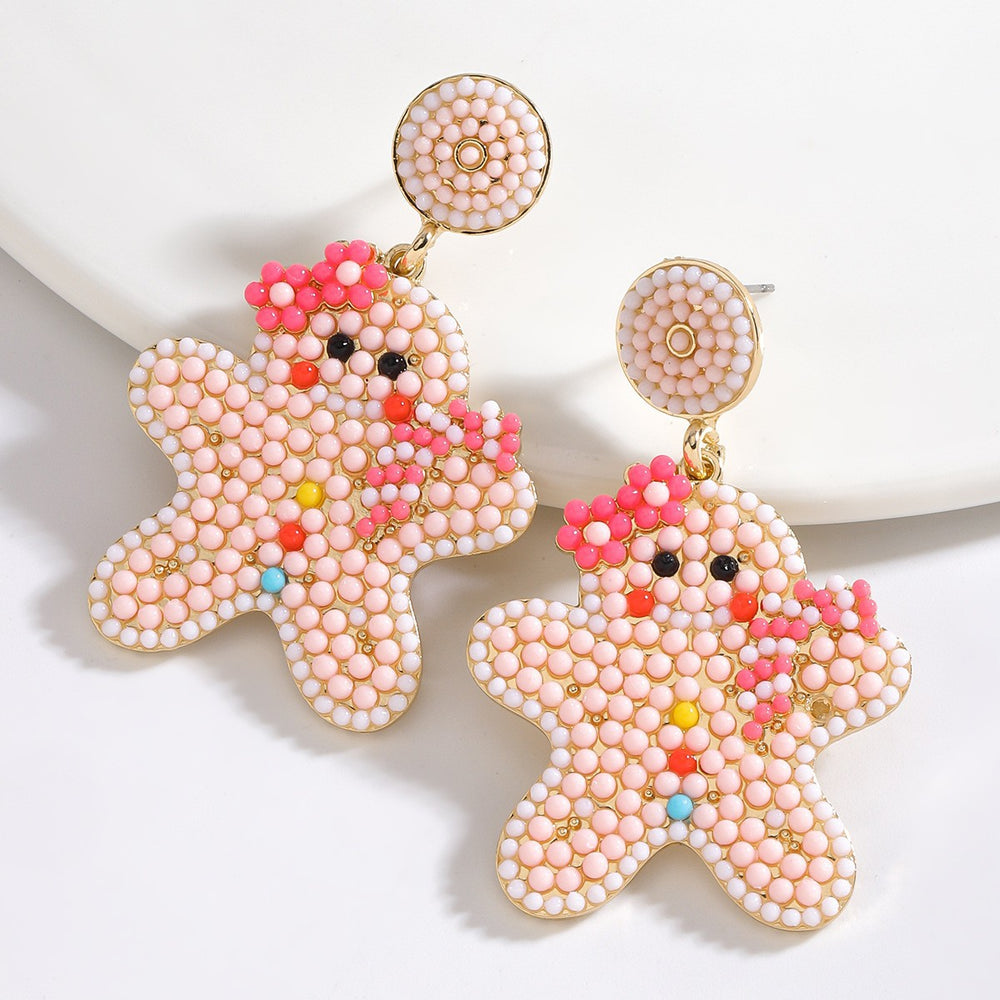 Pink Gingerbread earrings