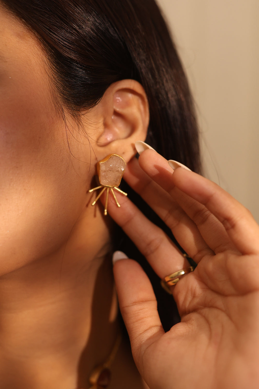 Quartz Radiance Earrings