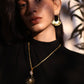 Gilded Ruffle Earrings