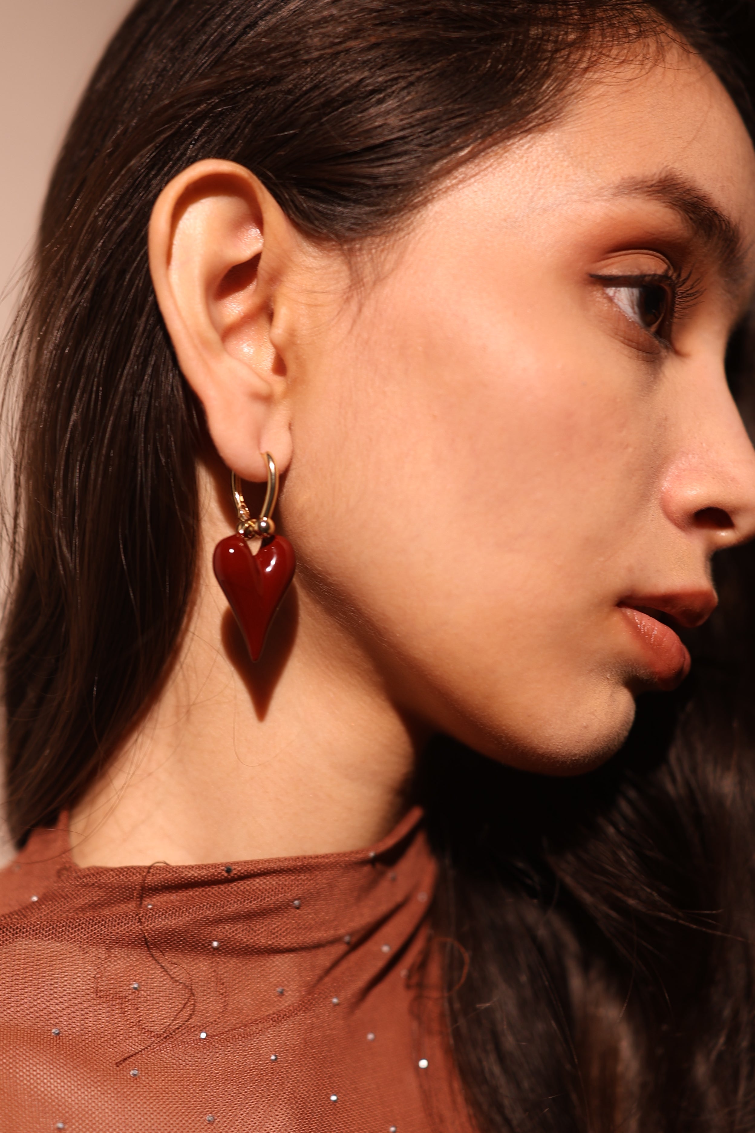 Crimson Flame Earrings