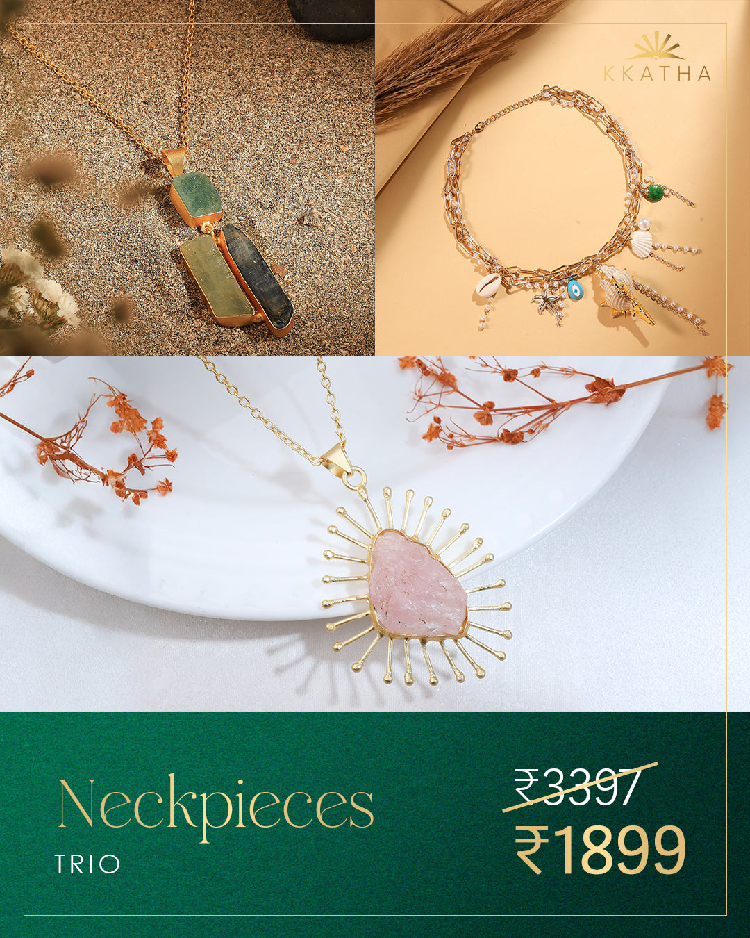 Neckpieces Trio