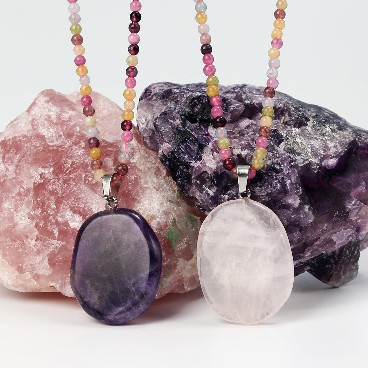 Boho Amethyst Glow Necklace