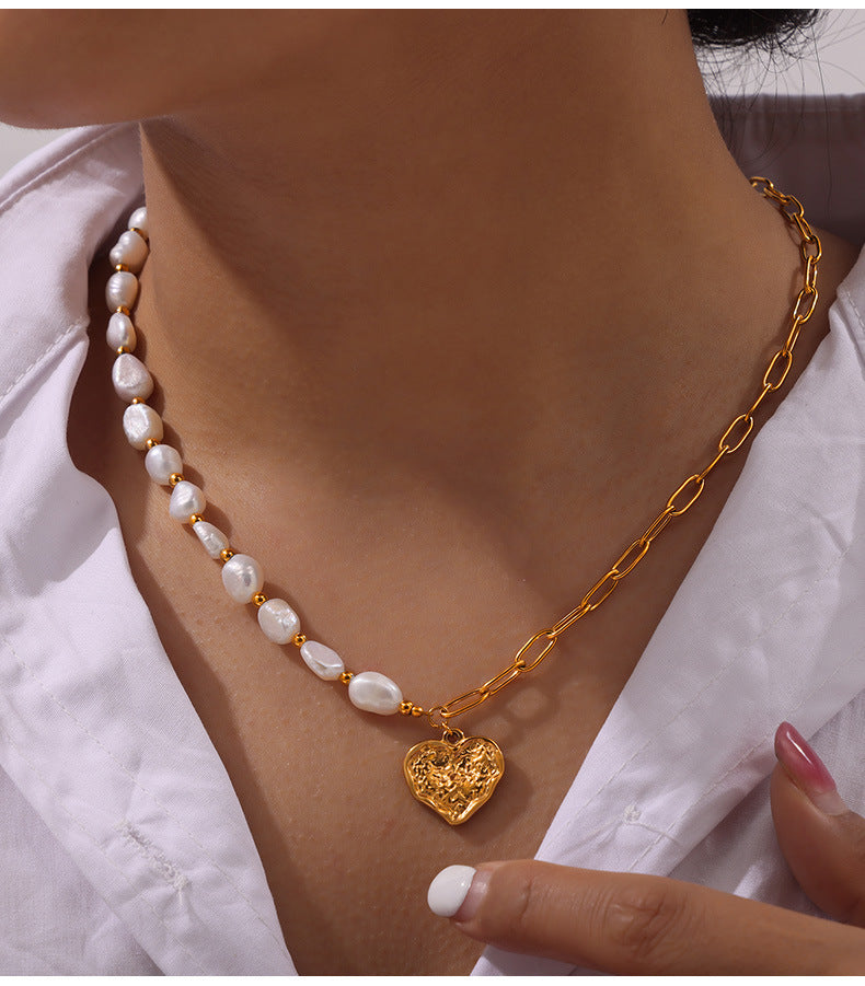 Pearlbound Heart Necklace