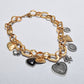 Eclectic Heart Charm Necklace