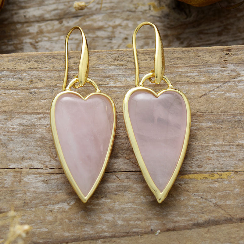 Blush Heart Earring