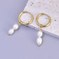 Double Pearl Earrings