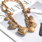 Baroque Heart Charm Neckpiece
