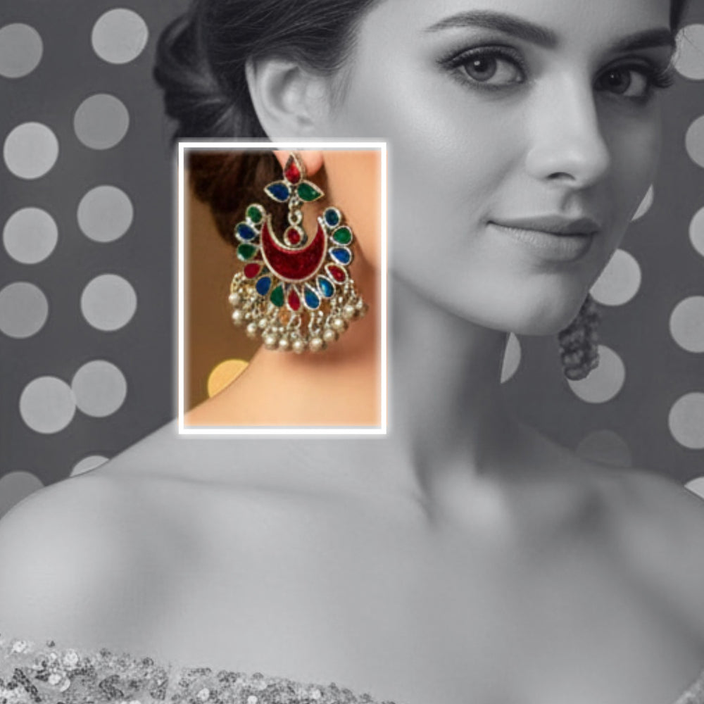 Rangrez Crescent Earrings