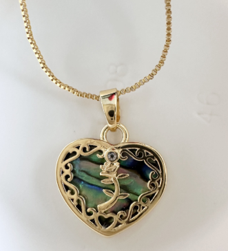 Ocean Heart Necklace