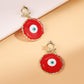 Crimson Aura Evil Eye Earrings