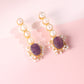 Violet Bloom Earrings