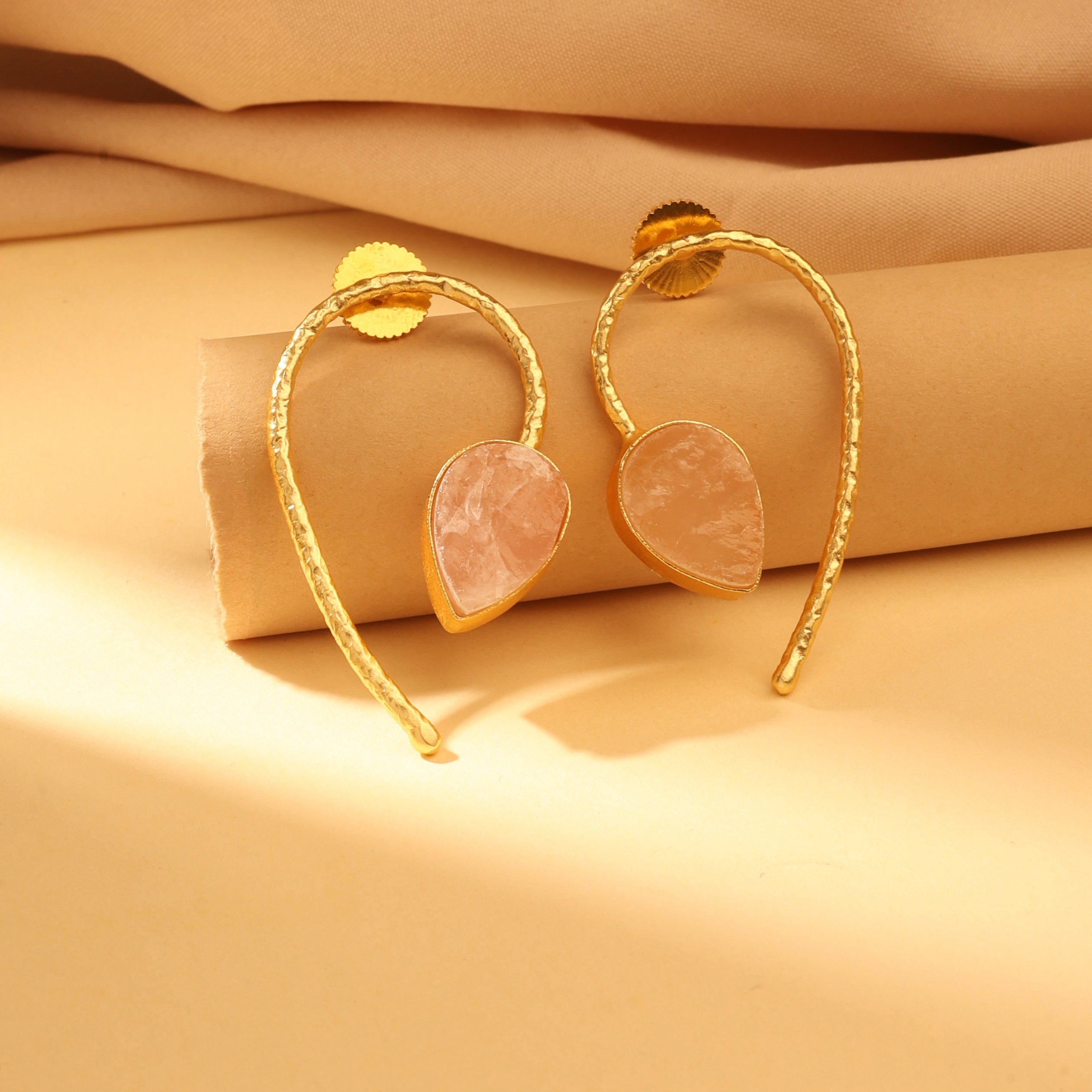 Blush Arc Earrings
