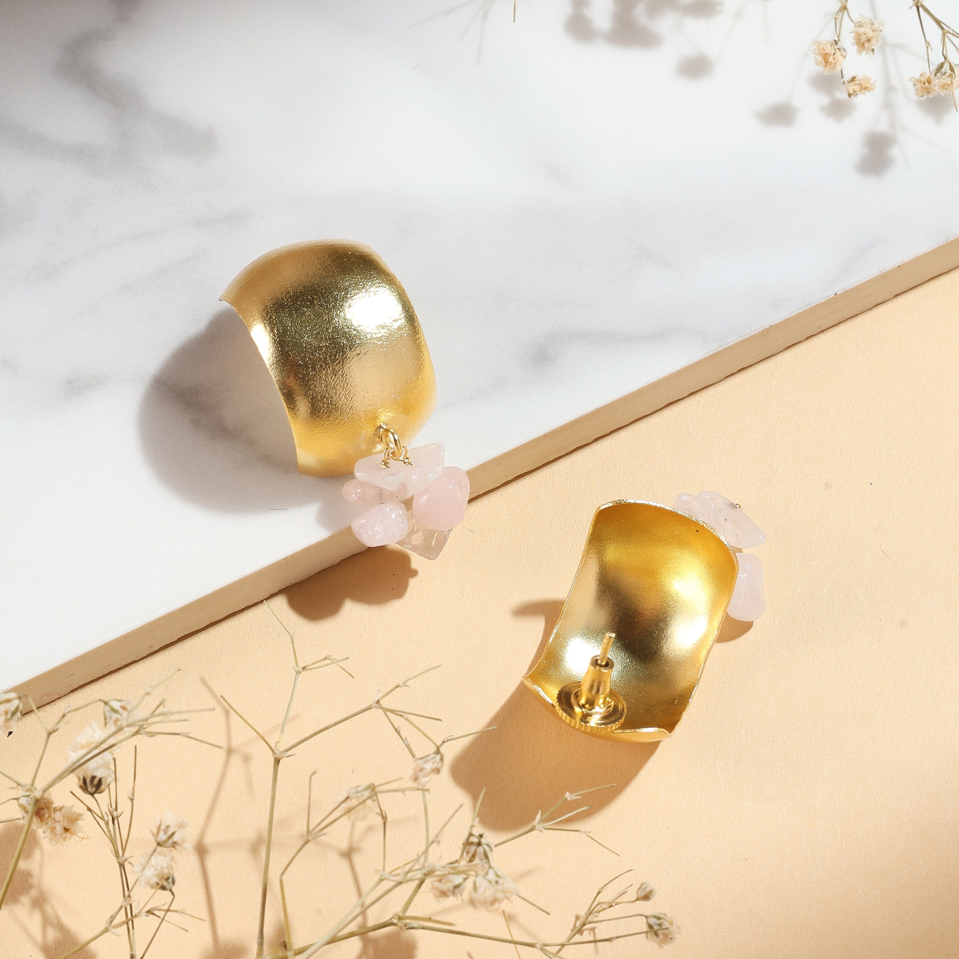 Blush Drape Earrings